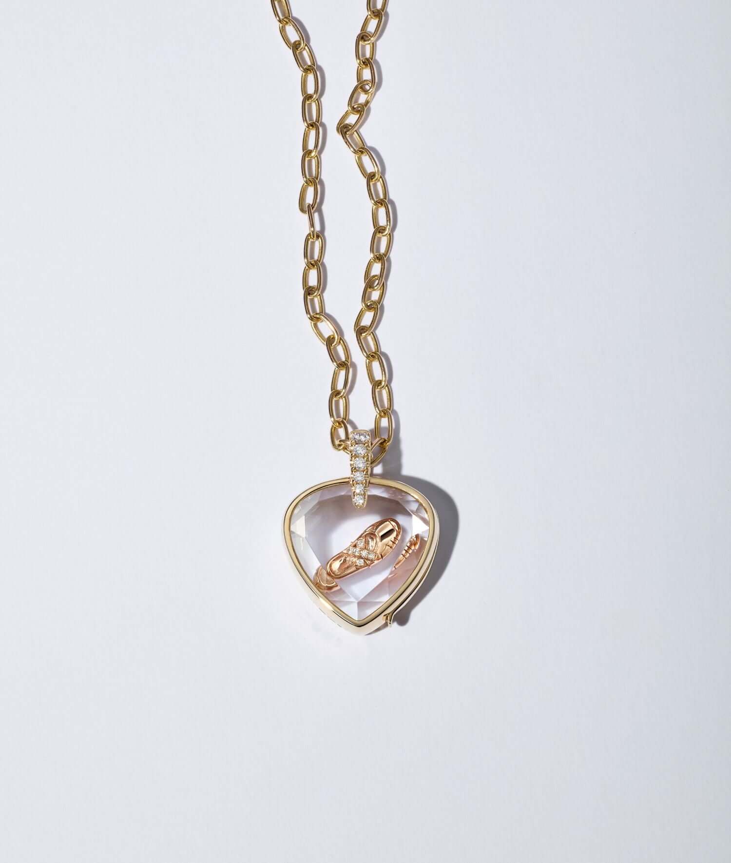 Diamond Ballet Shoe Charm - Image 3