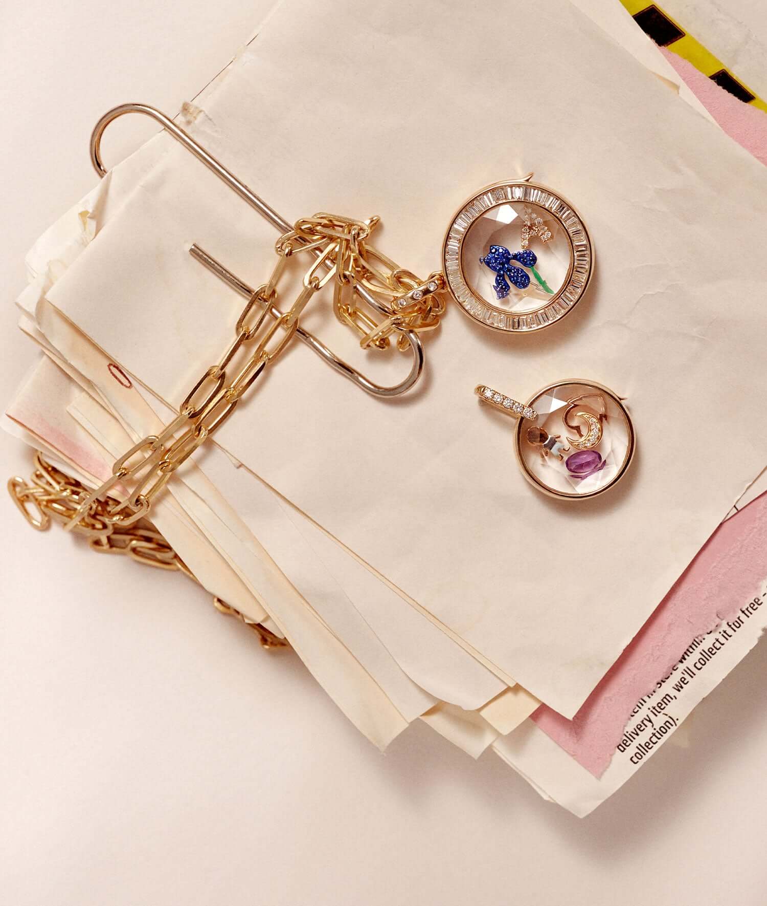 Sapphire Iris Charm - Image 3