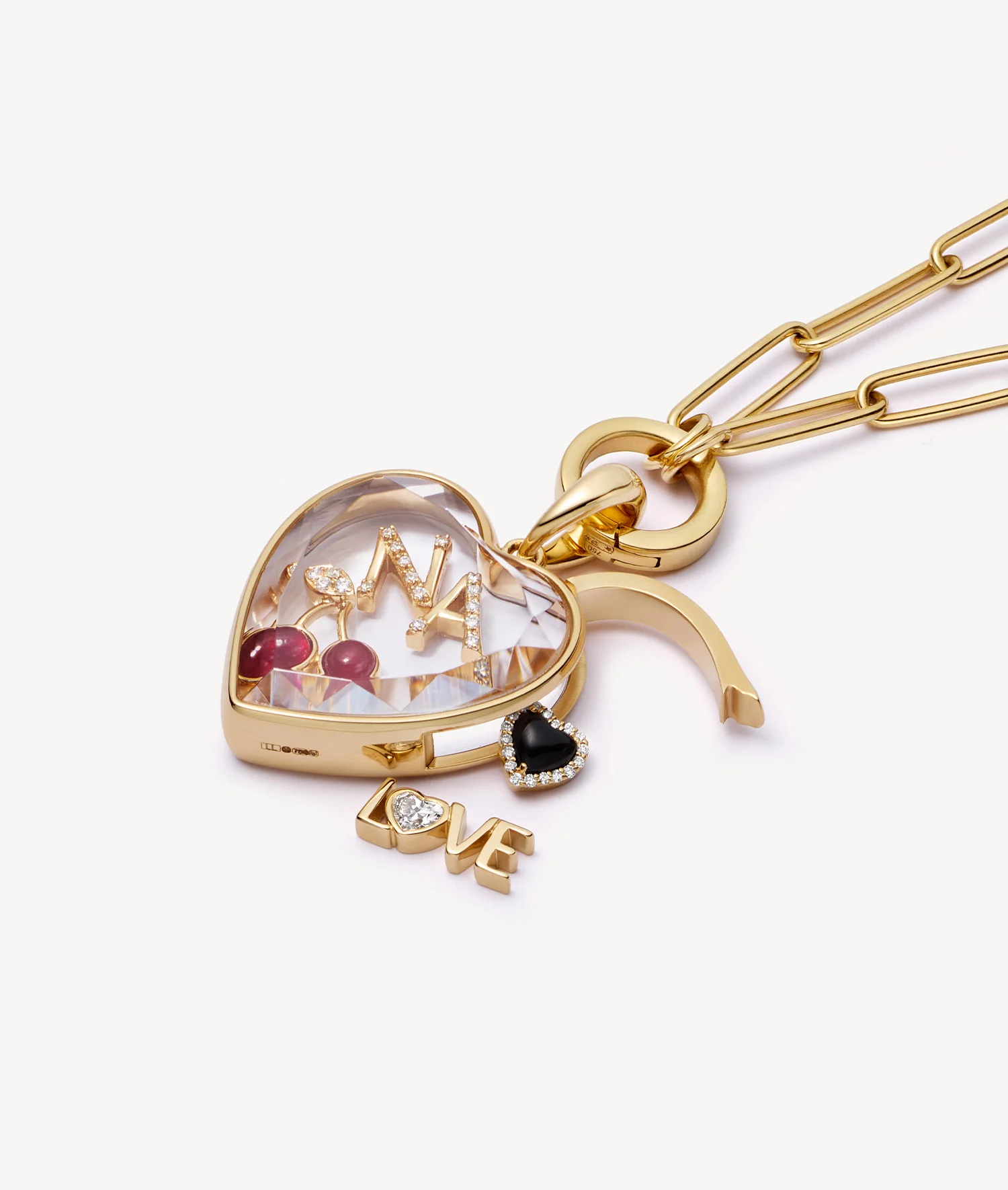 Diamond Heart Love Charm - Image 3