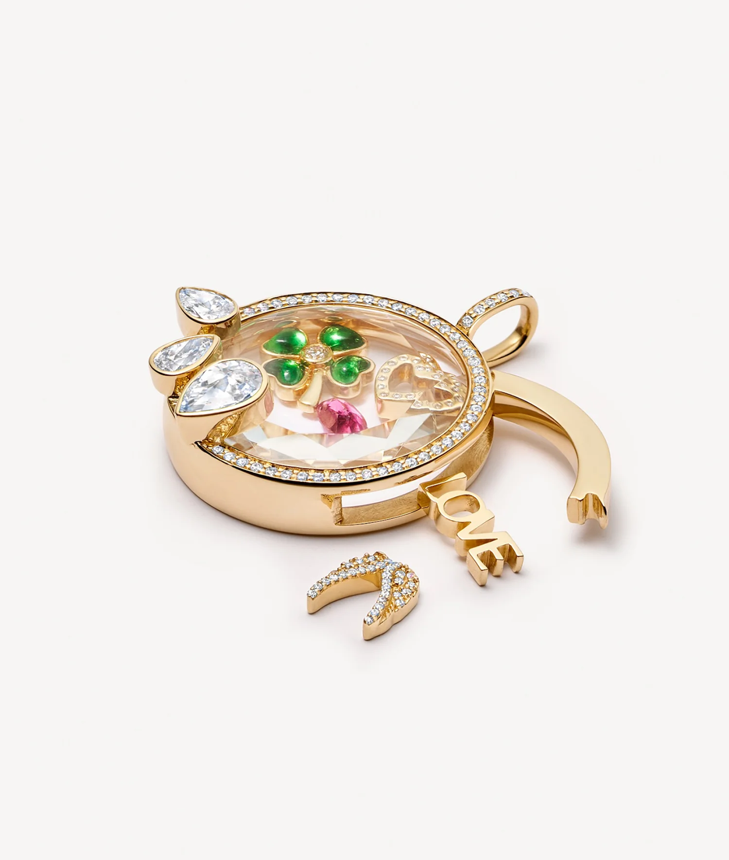 Heritage Pear Drop Locket 18k - Image 3